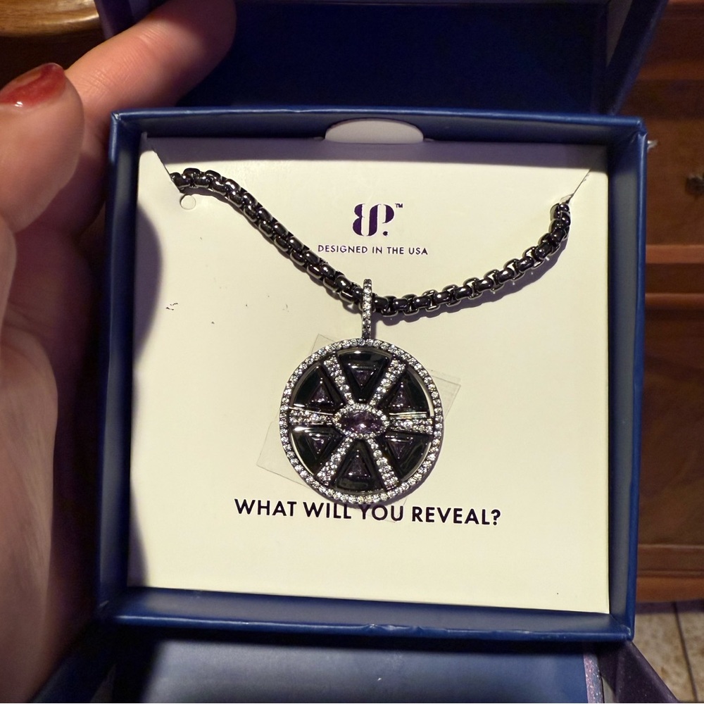 Bomb Party Sirens Collection: Siren’s Reflection Necklace (Amethyst)